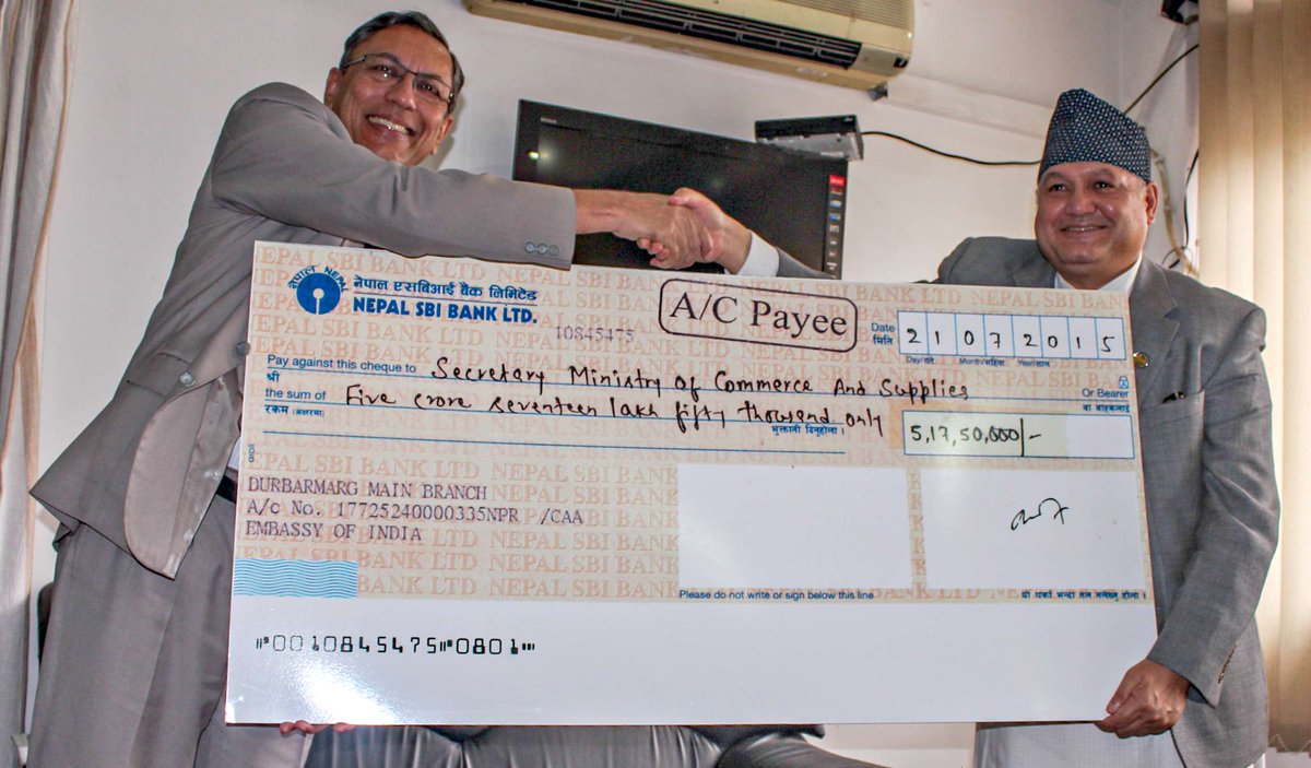 IndiaInNepal's tweet photo. #IndianAssistance of NRs.69 million to Iodine Deficiency Disorders Control Programme #IDDCP http://t.co/ZvPwFjjj9l http://t.co/qWqOeM6e3U
