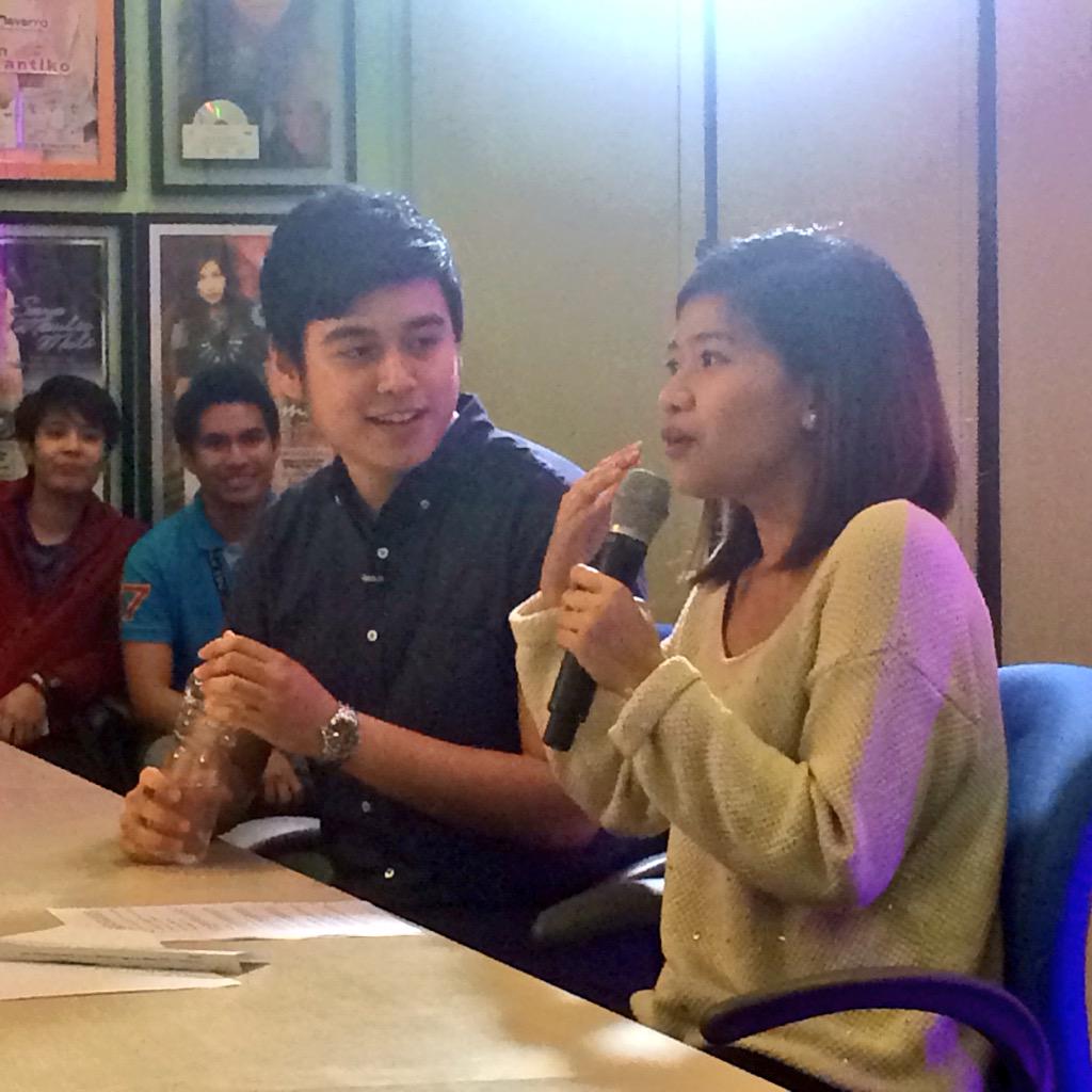 OpmFresh's tweet photo. Jacob is singing "Bakit ngayon ka lang?" with Corina! #JacobOPMFreshTV http://t.co/K3uOMtccF4