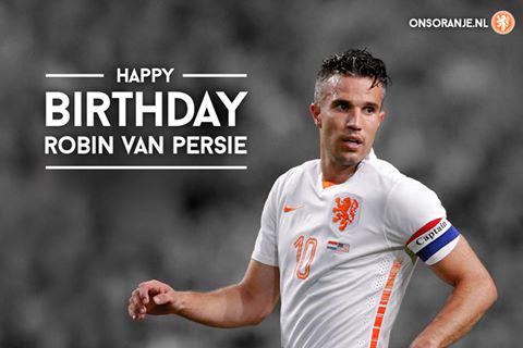 Happy 32nd Birthday Robin Van Persie (RvP) MU legend and Nederland national team    © 