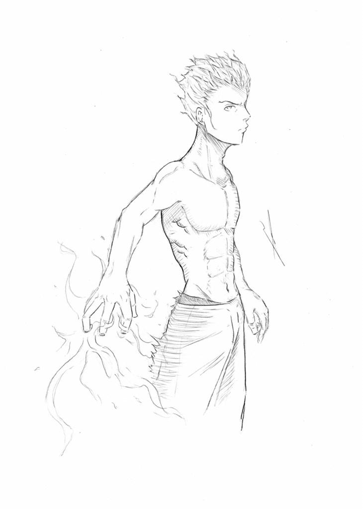Jeanphi985's tweet photo. Crayonné scanné et nettoyé, c'est peut etre plus sympa comme ça plutot qu'en photo. #dessin #manga #creationperso http://t.co/MAo9jC8j92