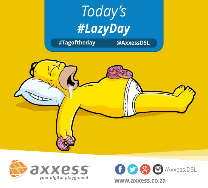 AxxessInternet's tweet photo. Lie back on the couch, give your TV remote control some exercise, and enjoy a well-earned rest. It's #LazyDay http://t.co/xWEGHWVZVz