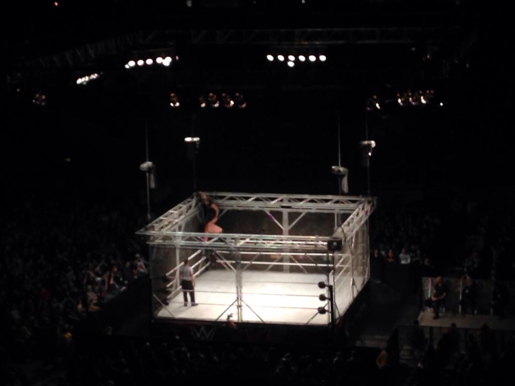 Cat_Crusoe's tweet image. Steel Cage Match for main event #WWEMelbourne #yousoldout this event!