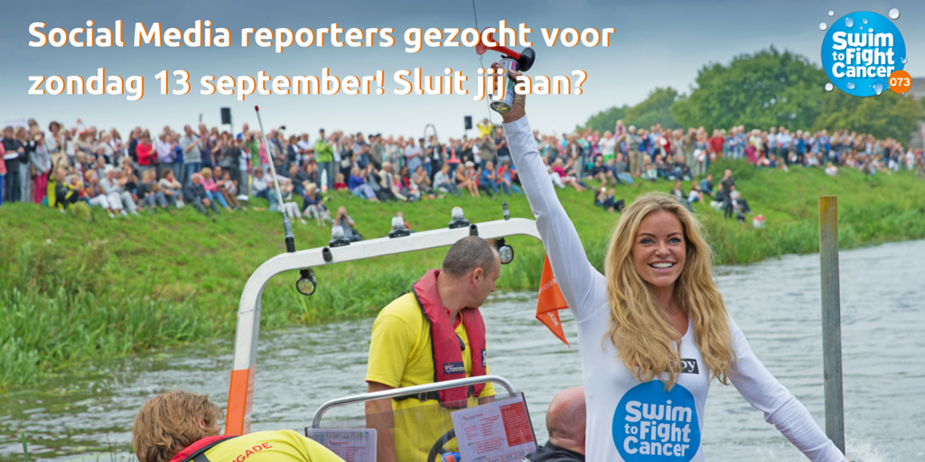 SwimtoFC073's tweet photo. Social Media #reporters gezocht voor #SwimtoFC073. Schrijf je in via de link: http://t.co/RcERowoTMX http://t.co/RGmVwBhRoH