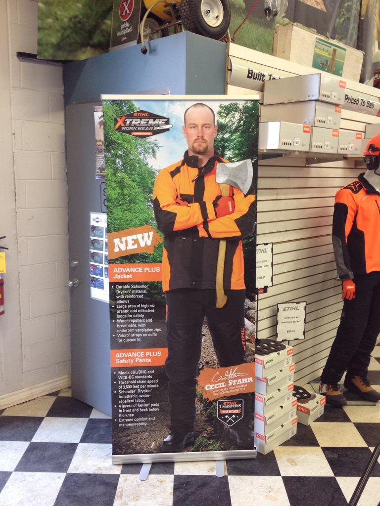markhammower's tweet image. STIHL Xtreme Workwear is now in stock at Markham Mower. Come in to see this amazing looking clothing @STIHLCanada