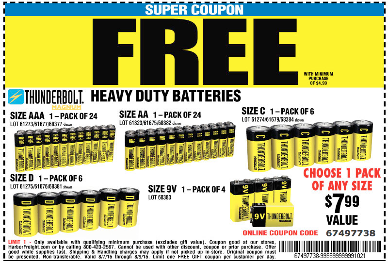 Get Harbor Freight Battery Coupon November 2020 PNG