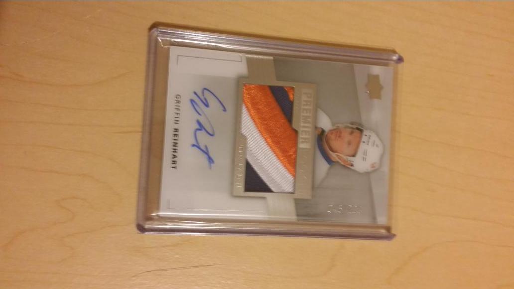 RandoHockeyCard's tweet photo. @UpperDeckHockey @UpperDeckSports #Premier #RandomHockeyCard #islanders  #NHL #Reinhart #SickPatch http://t.co/ELw1ctgYgu