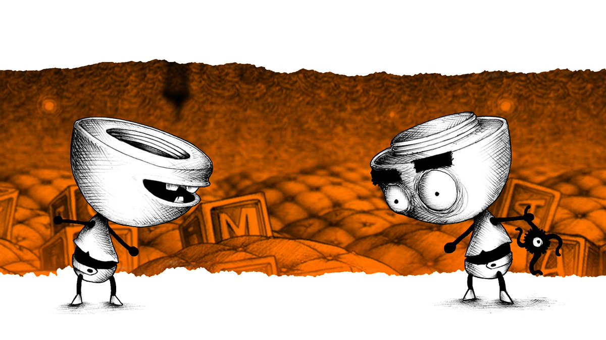ovosonico's tweet photo. How come #TwistedTwins can't get along with each other? Best backstory gets RT &amp; surprise! @SonyXDevEurope #GameDev http://t.co/XOIFUpAS7h
