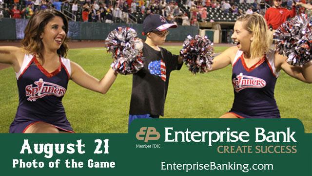 There was a WORLD RECORD at LeLacheur Park tonight. #BumpOutCancer atmilb.com/1PF3znK