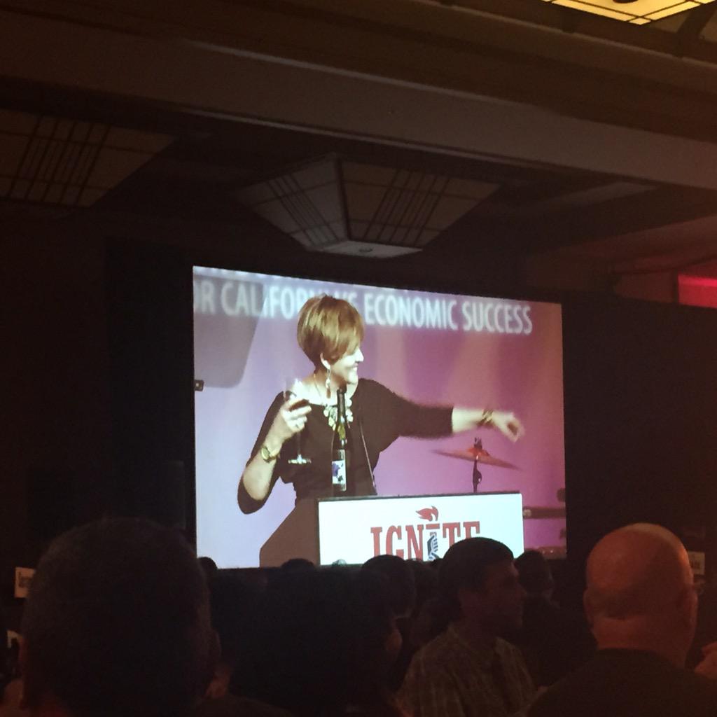 My newest business lady crush <a href="/shaylarivera/">Shayla Rivera</a> #FunnyRocketScientist #igniteCHCC #wine