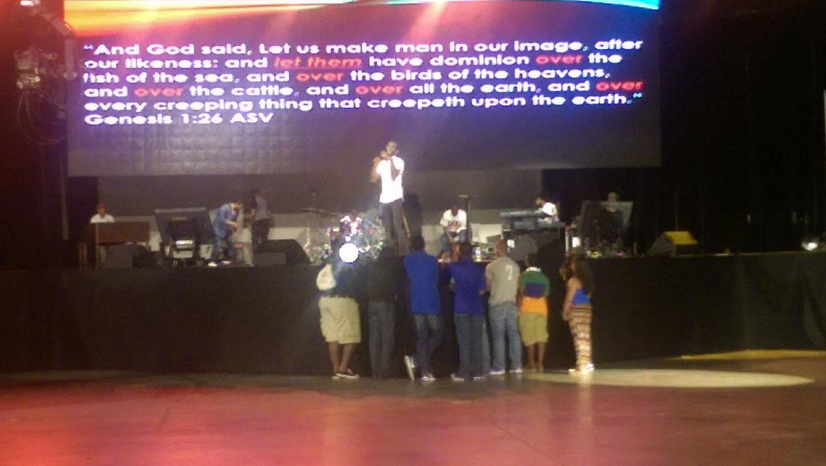 tdjmegafest's tweet image. .@bowtietrib The Message tonight &quot;I&apos;m Over It&quot; from Luke 10:19 #FireCode2015 #Megafest2015