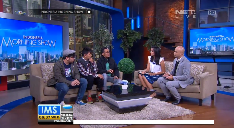 IMS_NET's tweet image. Talkshow bersama rekan-rekan dari @shaveforhope ada Indra bekti, Steny Agustaf dan Adit Insomnia
