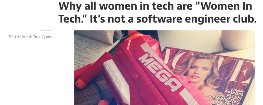 MegNordmann's tweet image. Regarding my last Tweet: I wrote an article on @Medium to share my full thoughts medium.com/@MegNordmann/w… #womenintech