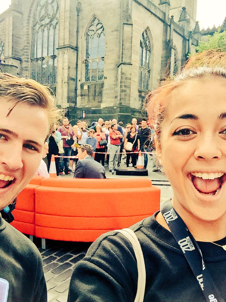 We can't resist a camera! #EdFringe2015
