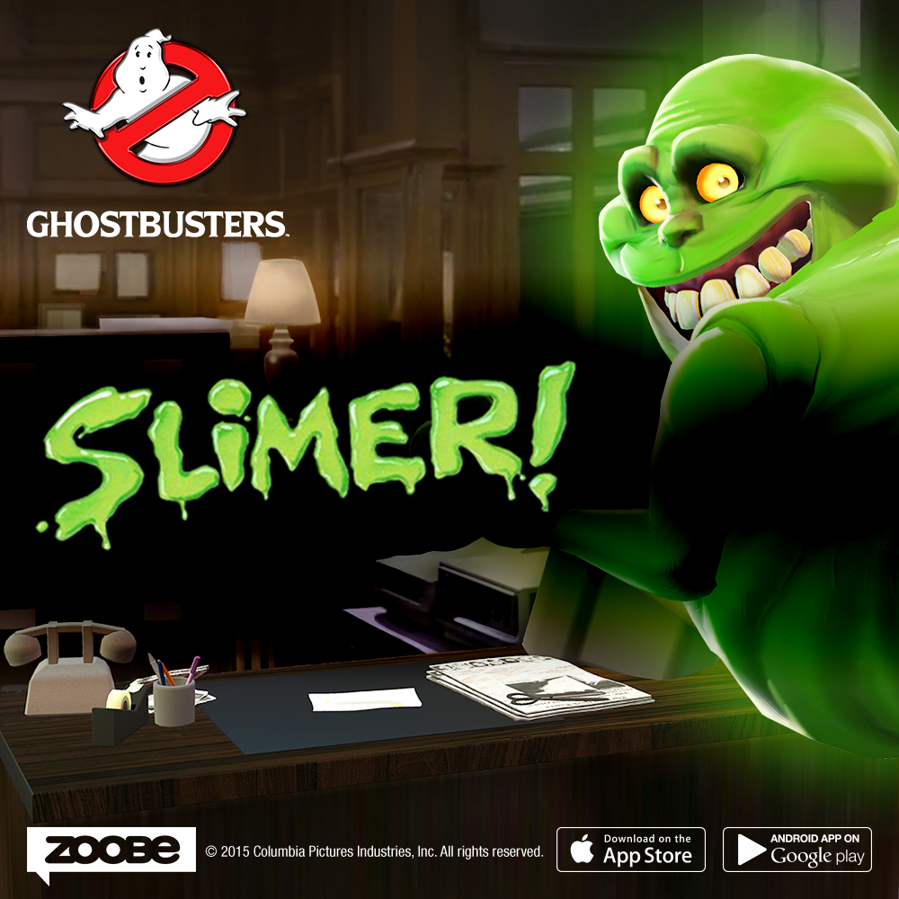 Ghostbusters's tweet photo. Create your personal Slimer voice messages with @ZoobeApp for free! #Ghostbusters #Slimer http://t.co/OH9mwyC8mi