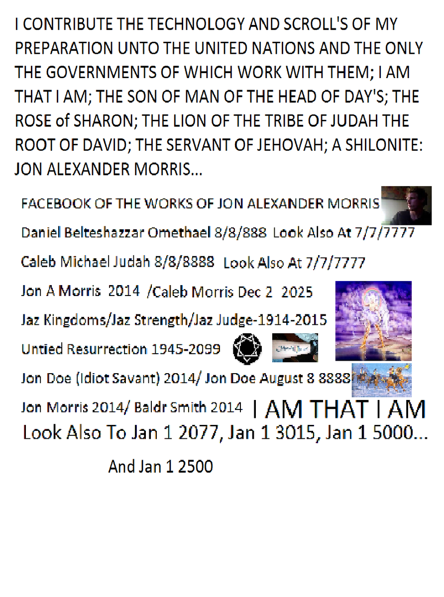 Shilonite's tweet image. youtube.com/watch?v=1x-j6G…
lambsoffering.wix.com/sonofman
unoginfinity.wix.com/unogfoundation

Schools; Alpha Numerically Code and Allocate