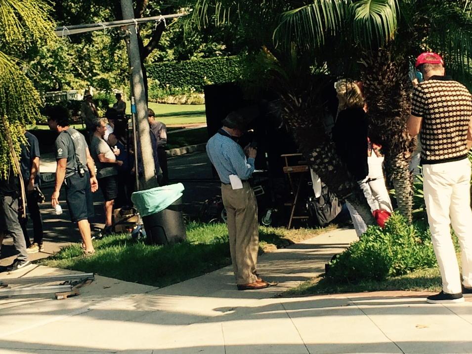 dyantraynor's tweet photo. Walking my dog today we strolled upon Woody Allen directing his latest film "WAS"... http://t.co/OO1y8CsCUq