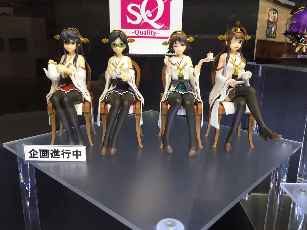 BANPRE_NOW's tweet photo. おはようございます！うえみーです！キャラホビ1日目、バンプレストブースでお待ちしてます！艦娘も提督の方々をお待ちしてますよ！
 #bpmx2015 http://t.co/tkk4qHBsyB