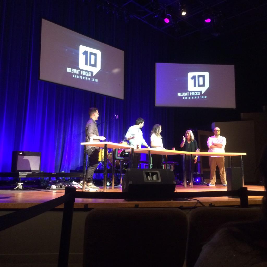 Just did a quick bit for the #RELEVANTlive 10 Year Anniversary! So fun! #ListWithinAList