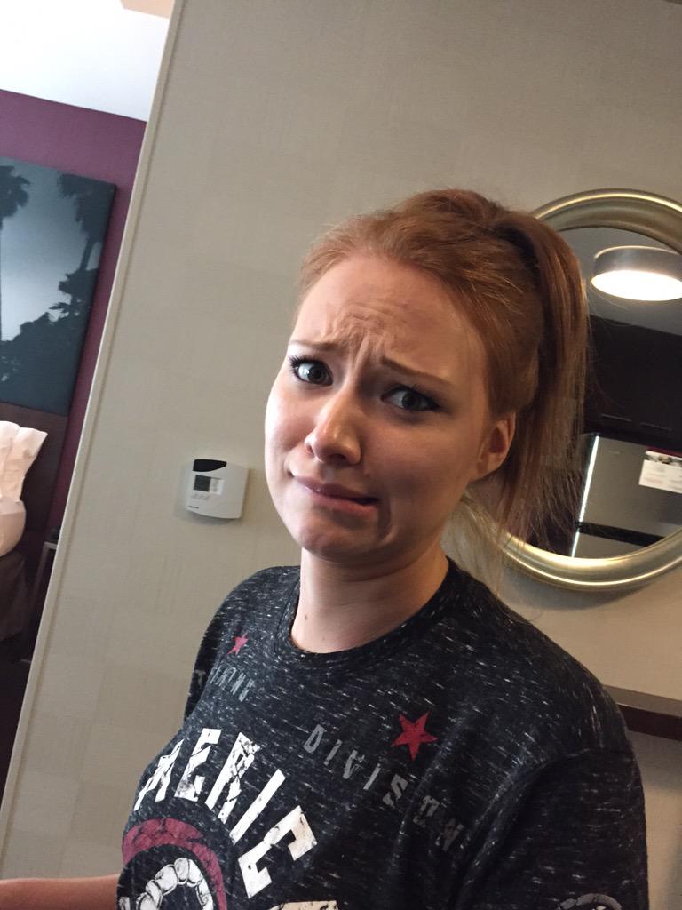 Syndicate's tweet photo. Wish me luck.. I'm about to try and paint @MadeULookbyLex lol 😂 http://t.co/b8VyaWeFDd