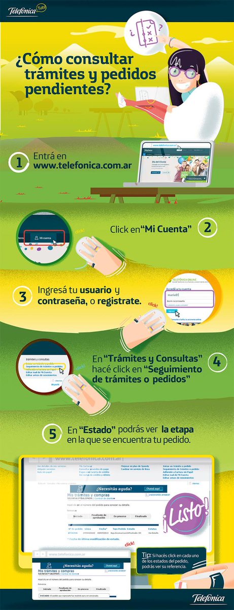 Movistar Argentina on Twitter: "¿Sabés cómo consultar trámites y pendientes? #ForoMovistar #TELEFÓNICA [#NFOGRAFÍA] http://t.co/6pWg221ibx http://t.co/ArtFEvc6T7" /