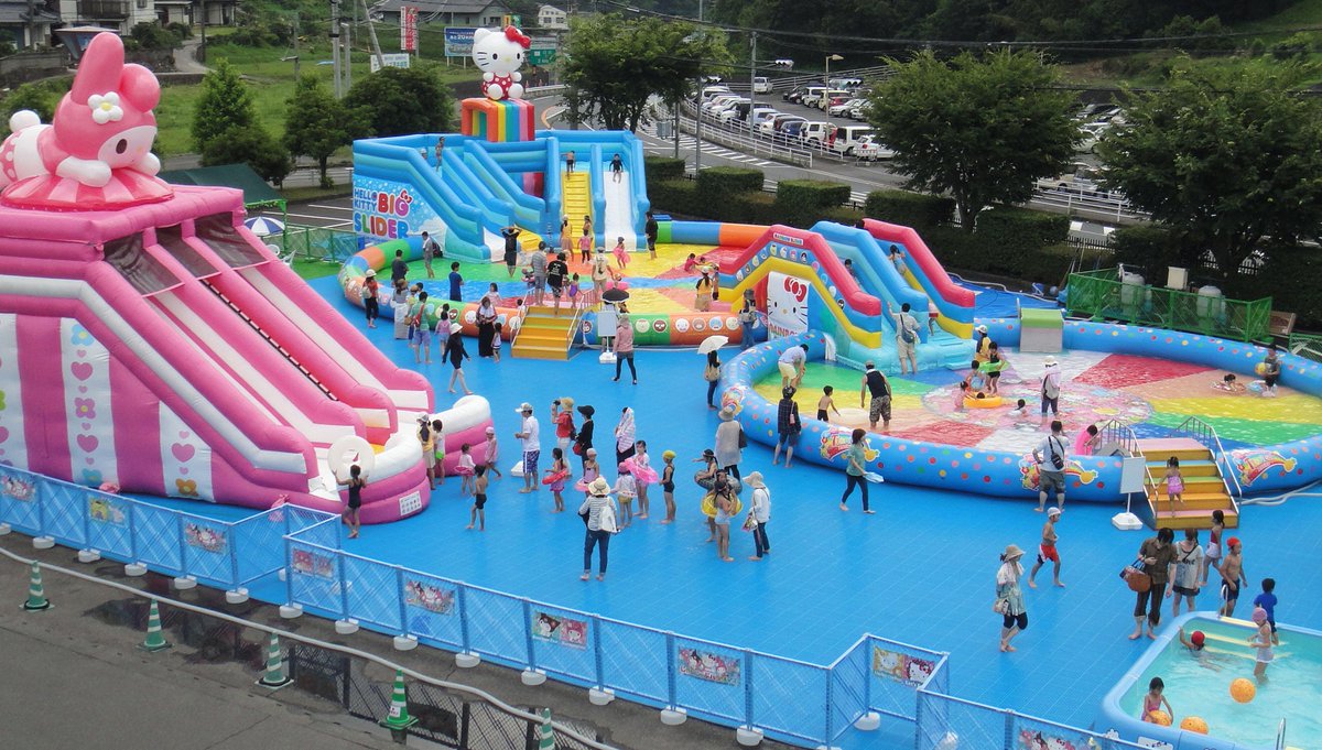 ハーモニーランドのBIGな水あそびエリア「スプラッシュアイランド