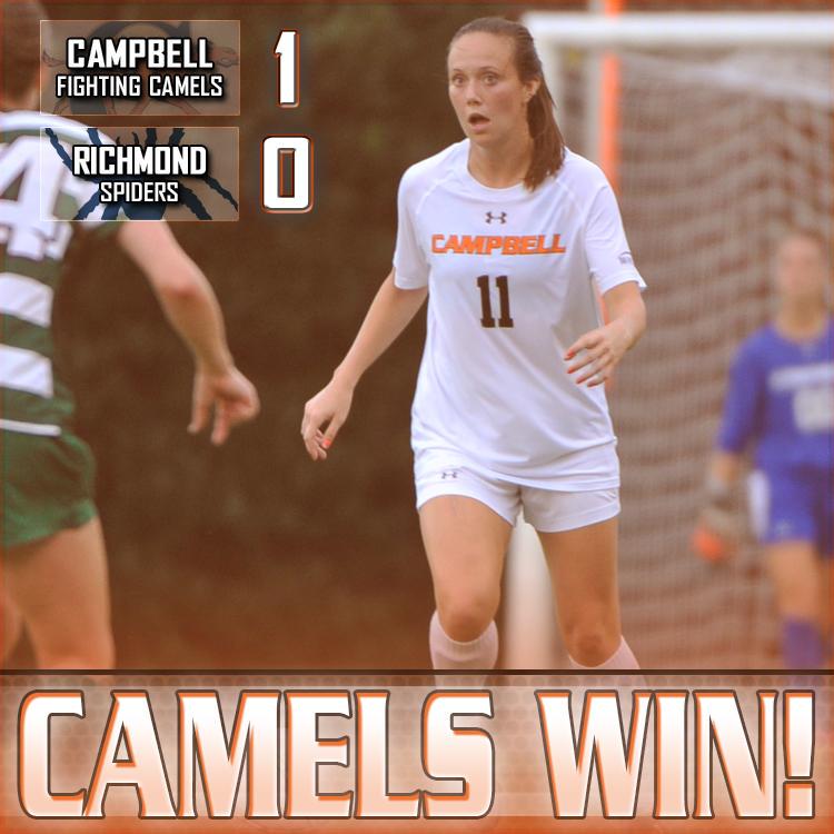 GoCamelsWSOC's tweet image. VICTORY! Camels earn the 1-0 at Richmond! Stats and recap soon to follow...
