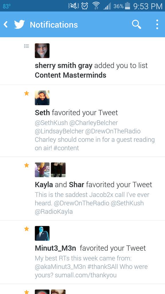 kgaffney1081's tweet image. My last tweet got me somewhere.  @SethKush #contentmaster