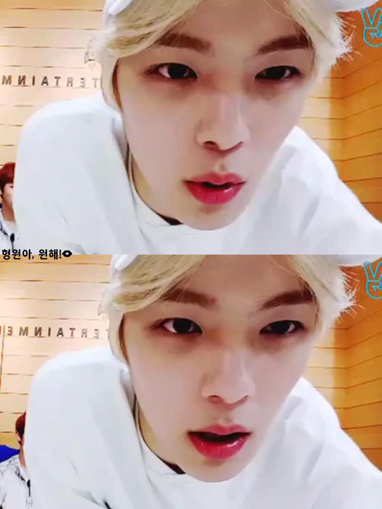 littleprinceHW's tweet photo. 150821 V앱
#몬스타엑스 #MONSTA_X #MONSTAX #민혁 #MINHYUK #MONSTAX_100DAYS 
@OfficialMonstaX 
언제나 고마워 민혀기!!💓 http://t.co/PC71sGiJrh