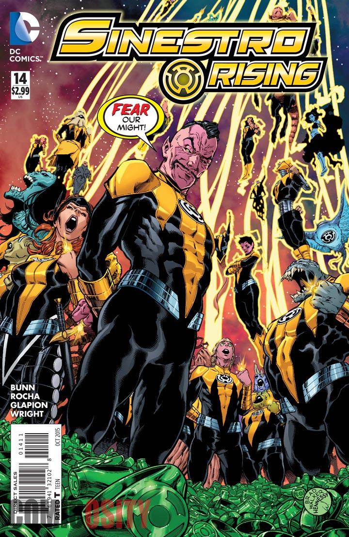 A new recruit joins the Sinestro Corps in SINESTRO #14, buy who? And why? Preview -> bit.ly/1E8MH7s