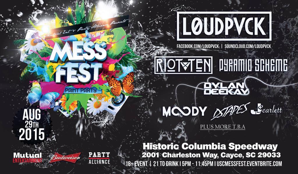 PartiesOnly's tweet image. Loudpvck is throwing down at MessFest Columbia SC 🙌

Looking to link up with local promoters, DM for more info 🔊