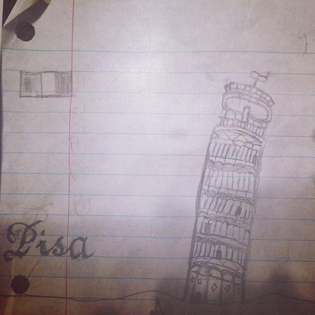 hotel_la_pace's tweet image. Another image of our wonderful #pisatower One more for awhile. #draw #paperlife #leaningtower #pisa thanks to @crim…