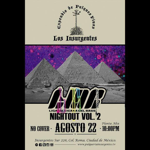 ligamexbass's tweet photo. El sábado 22 viene #ritmosenVIVO el vol.2 #LMB @lapulcata @ZaydeZay @M3tr4 #Mottake #sábadoLMB 💿 #bassmusic intenso http://t.co/T7326Hu9RJ
