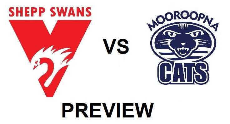 How do your teams line up? <a href="/SheppartonSwans/">Shepparton Swans FNC</a> v <a href="/MooroopnaCats/">Mooroopna FNC</a> #SWANSvMOOR #6v7 previews here <a href="/985football/">One Fm 98.5</a> #BLUERIBBON