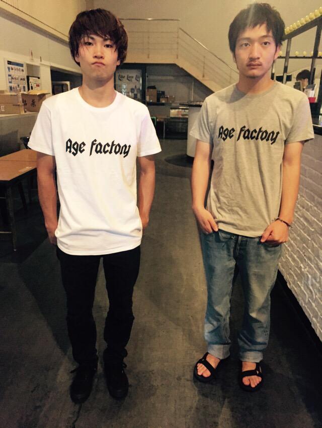 Age Factory Tシャツ(jun inagawa)