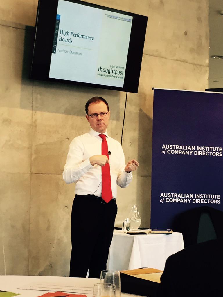 ywriggley's tweet image. @McFlurnagan thought you might be here today? #HighPerformanceBoards @RegDirectorsVIC @AICDirectors