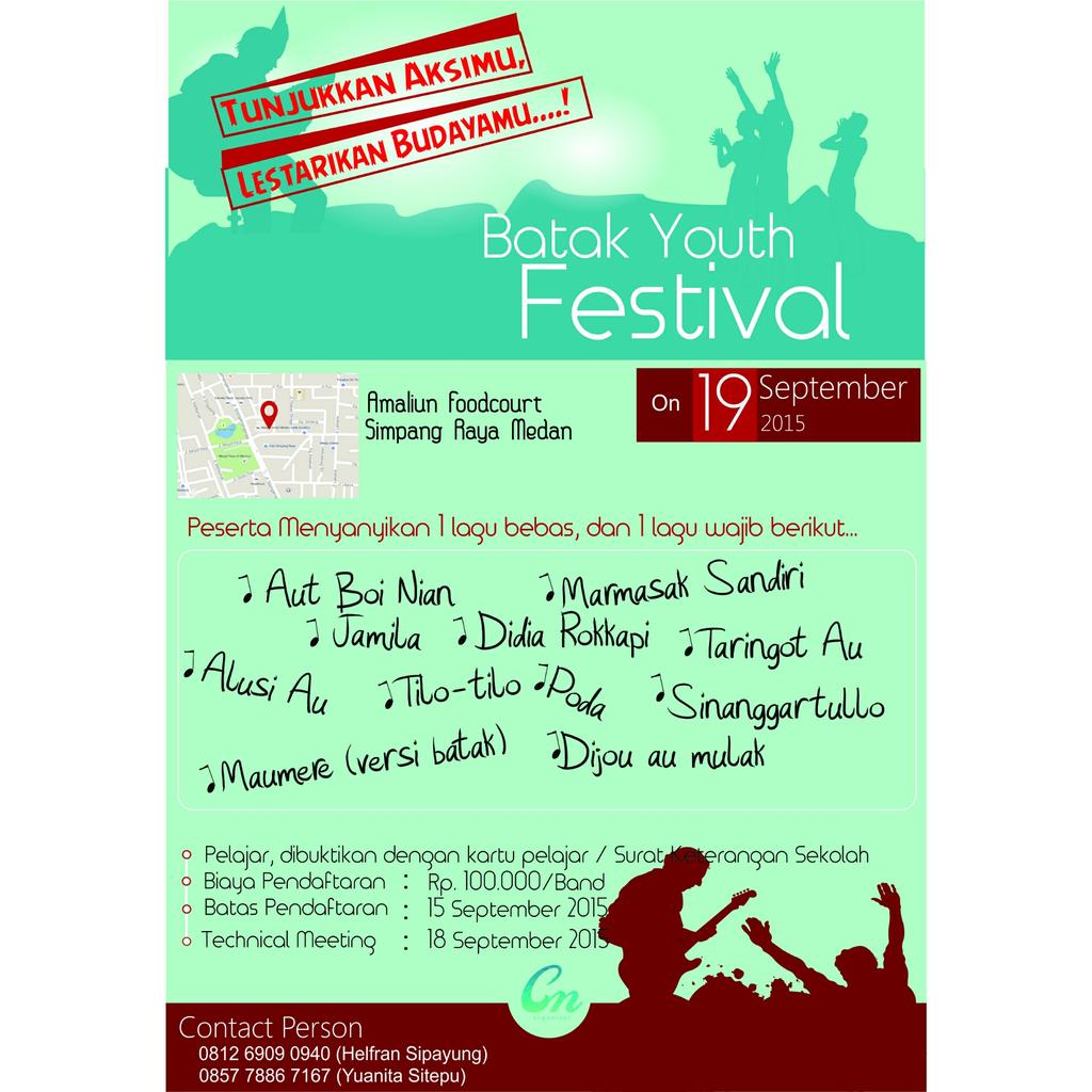 Daftarkan Band mu @ceritamedan <a href="/AphoriaMedan/">Aphoria Medan</a> @MdnTalentSchool <a href="/mateinfo/">Dobre Andrei Octavia</a> @medanupdate <a href="/CnOrganizer/">CN Organizer</a>