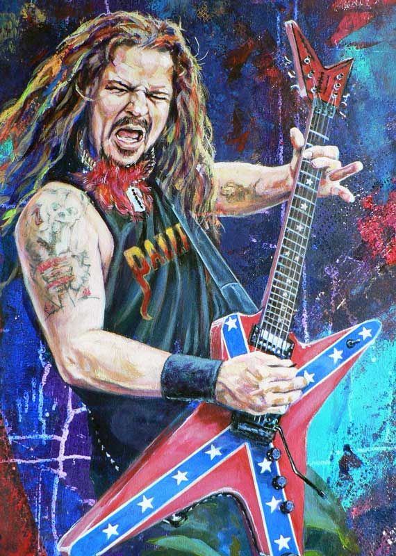 Happy birthday to Dimebag Darrell. This man is the reason I play guitar. 
