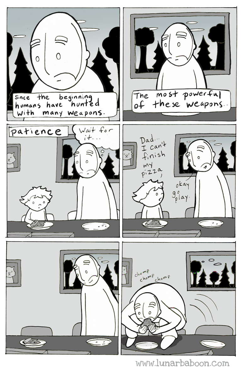 New comic about hunting ... lunarbaboon.com