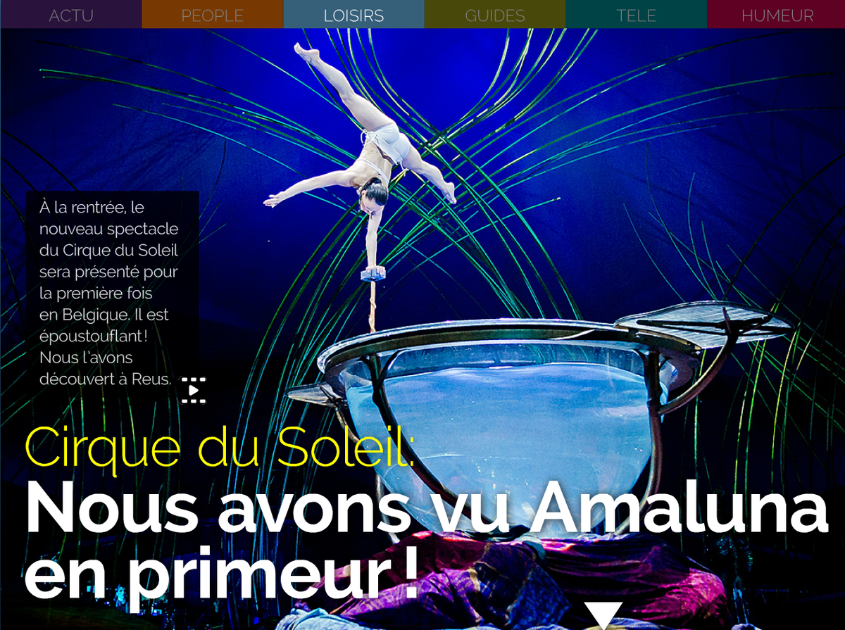 NDewaelheyns's tweet photo. "Époustouflant !"
#Amaluna #CirqueDuSoleil
Également sur #Soirmagplus ► http://t.co/aQMMxR6eNc
@Cirque http://t.co/54mvzNjSGT