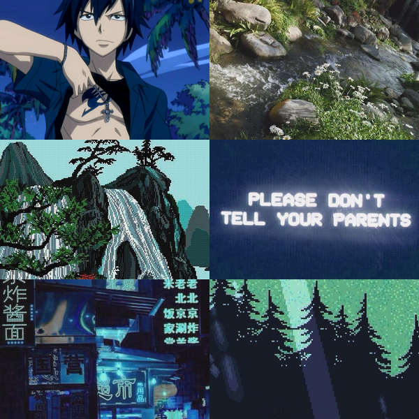 pics Gray Fullbuster Aesthetic aesthetics ã¢ãã¡ç¾å¦ on twitter fairy