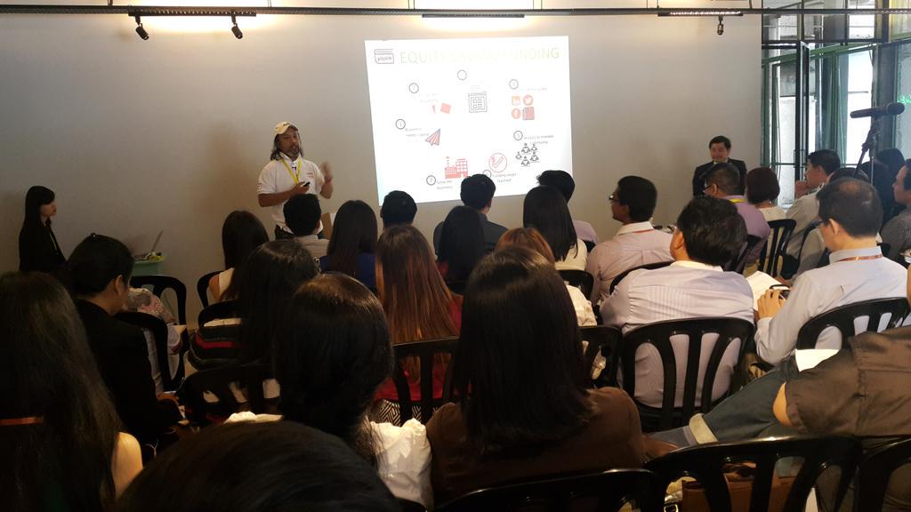 kashminder's tweet photo. Equity crowdfunding briefing to a standing room only crowd #ecfmalaysia #pitchIN http://t.co/UKbX74uZfL