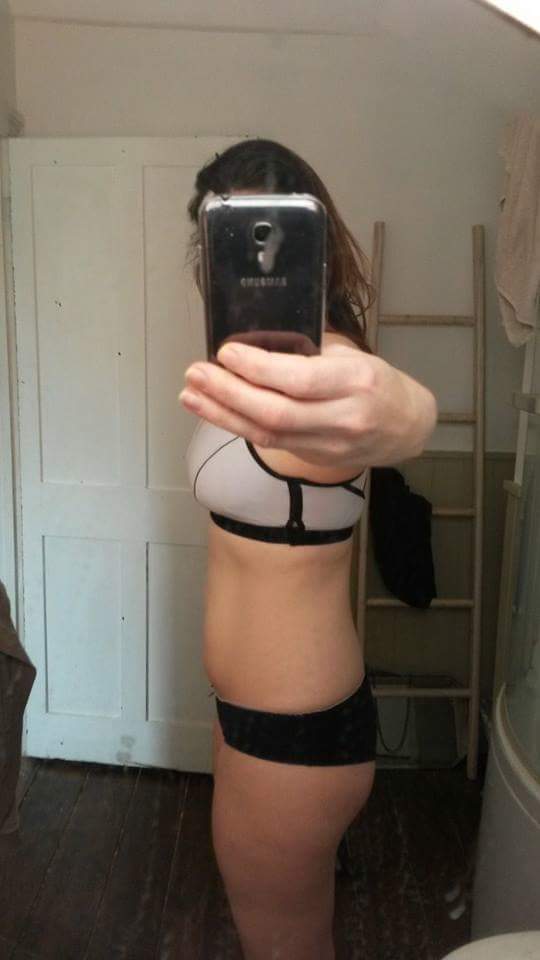 LPHJC's tweet photo. @QueenBeePboro  and after! 9 days! #c9 http://t.co/WZsysH3Jqd