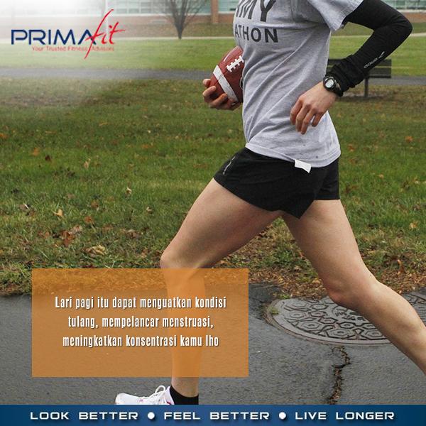 Jangan  malas untuk lari pagi ya!
^^,