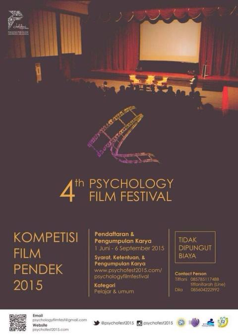 PermanaDewo's tweet photo. Hello moviemakers! Yuk daftarkan karya film pendek kamu di @psychofest2015 #4thPsychologyFilmFestival @communemagz http://t.co/aq3KBsJ2KP