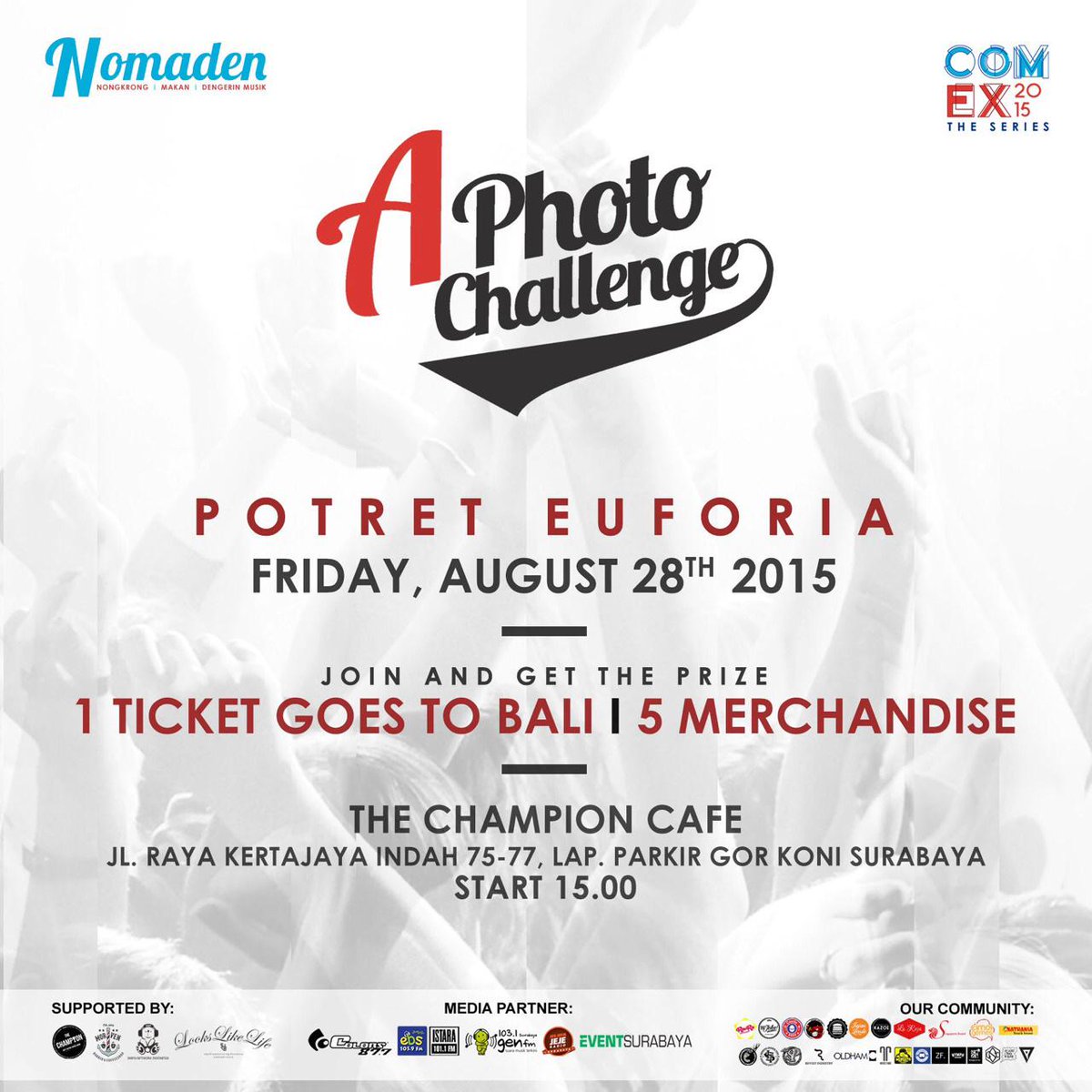 istarafm's tweet photo. Arek suroboyo ada event seru dari temen2@commexploraze.cek this link #communityexploraze #comex2015 #nomadenvol1 http://t.co/4lMLurtCr9