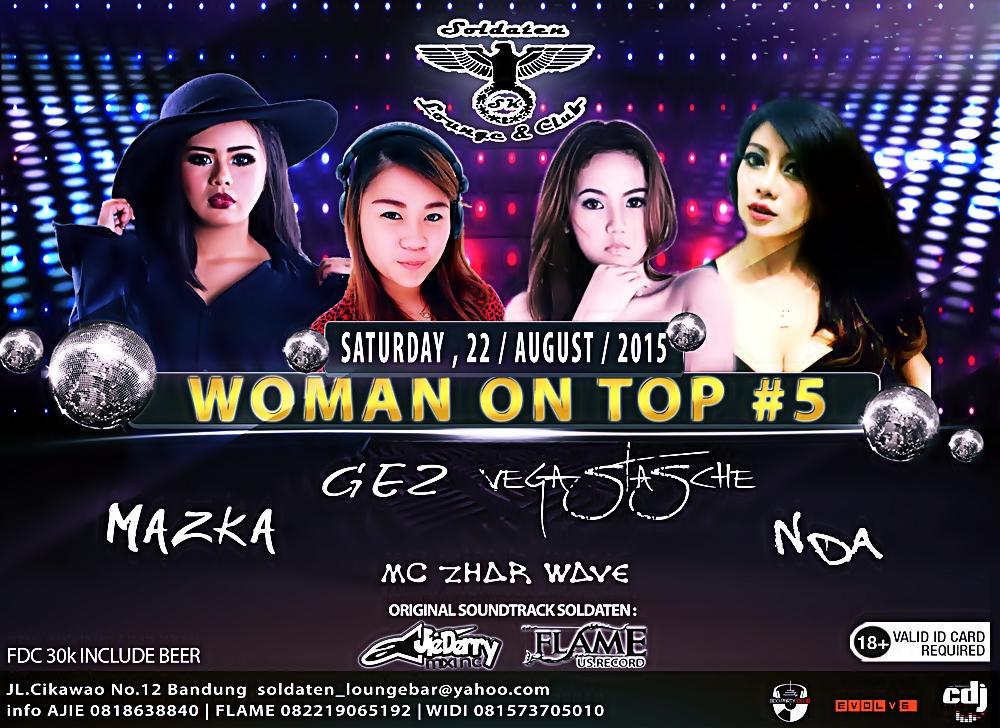 #NEXT Augst'22nd "WOMAN ON TOP 5" <a href="/SoldatenLounge/">SOLDATEN Lounge&Bar</a> w/ @vegamegamartha @ajie_mixinc @flame_goldwyn MC @ZharBPC #DJ_Gez