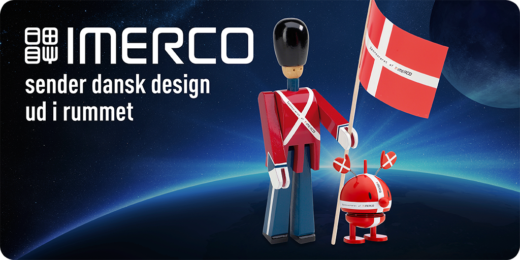 Imerco's tweet photo. Vi har sponseret to danske designikoner, som skal på rumfærd med Danmarks første astronaut. http://t.co/NomTyAw705 http://t.co/88J3edDft3