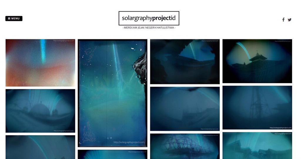 perekaman lintasan matahari by KLJ Agustus 2014-Agustus 2015 sudah bisa dinikmati dilaman web solargraphyproject.com