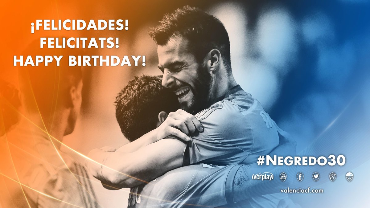 valenciacf's tweet photo. CUMPLEAÑOS | Hoy es el aniversario de uno de nuestros delanteros... ¡Felicidades @AlvaroNegredo_7 ! http://t.co/PjmeWdN59i