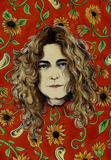 © Becky Welton 2015
A very happy 67th birthday to that golden haired god, Robert Plant. 